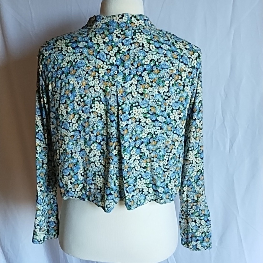 Zara floral top size S - Picture 3 of 5